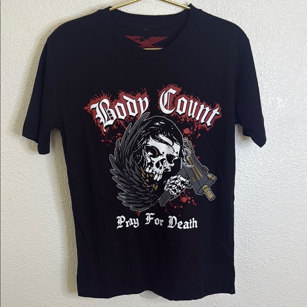 NEW- Body Count-Black Graphic Tee-Small